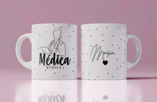 Caneca médica caneca personalizada cerâmica Médica