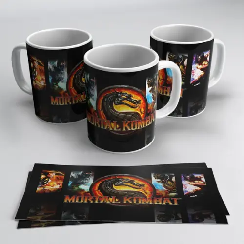 Caneca Mortal Kombat Caneca+Mouse Pad