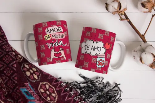 Caneca Namorados Amor Casal Presente Amor