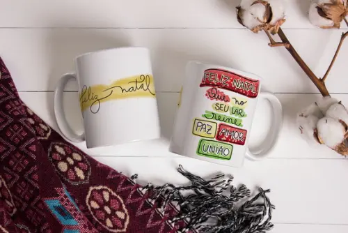 Caneca natal lembrança de natal presente natal feliz natal