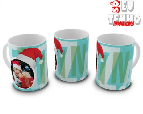 Caneca Natal Personalizada C/ Foto