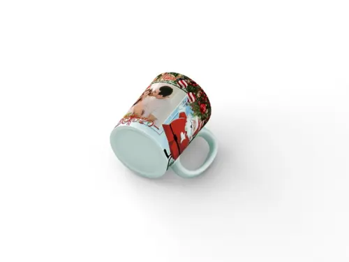 Caneca Natal personalizada Feliz Natal Com Foto