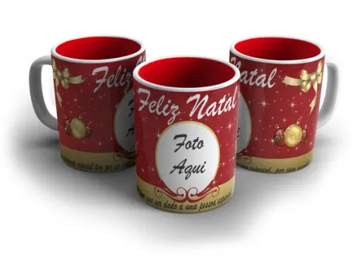 Caneca natal Personalizada lembrança natal presente natal