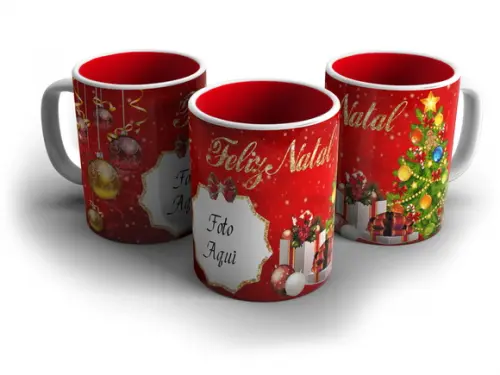 Caneca natal Personalizada lembrança natal presente natal