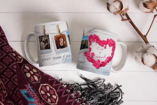 Caneca o nosso amor é pra sempre caneca personalizada casal