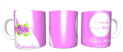 Caneca Padrinhos Casamento