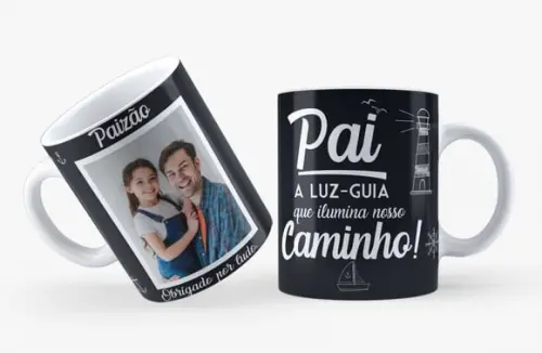 Caneca Pai Dia dos Pais Presente Pai Lembrança Pai