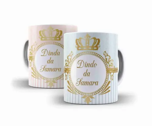 Caneca Personalizada Batizado Provençal