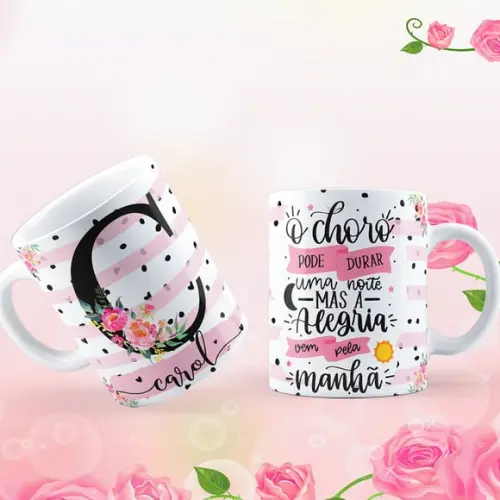 Caneca Personalizada Bíblica Cristão Evangélico Salmo
