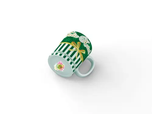 Caneca personalizada de Natal com foto e frase