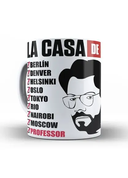 Caneca personalizada La Casa de Papel