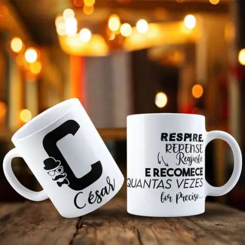 Caneca Personalizada Motivacional Caneca Cerâmica