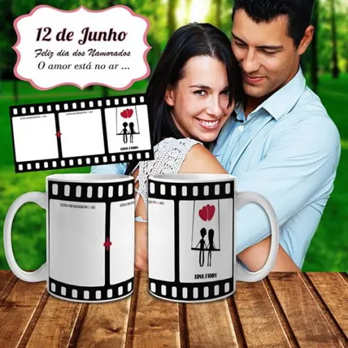 Caneca Personalizada Namorados (2 Fotos)