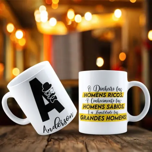 Caneca Personalizada Nome e Frase Caneca com Nome
