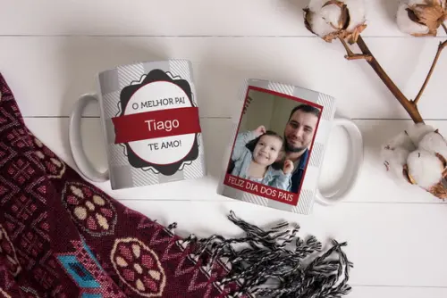 Caneca Personalizada Pai Melhor Pai Te Amo Com Foto Do Pai