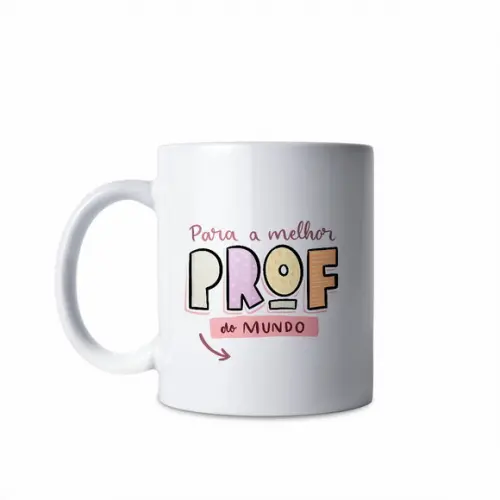 Caneca professor lembrança professor prof