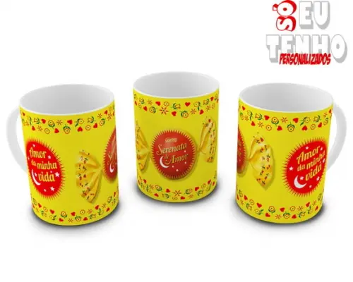 Caneca Serenata de Amor Personalizada