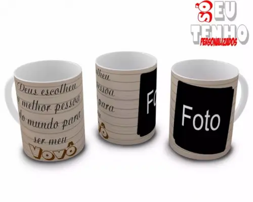 Caneca Vovô com Foto