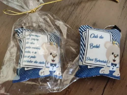Chaveiro Chá de Bebê Lembrancinha Chá de Bebê Ursinho