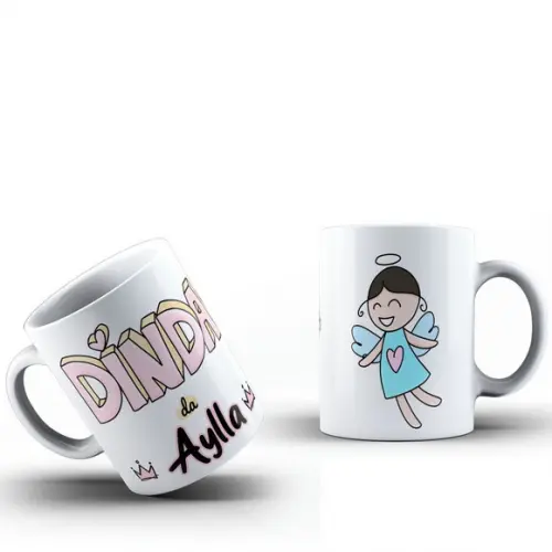 Convite Madrinha Presente Dinda Aceita Ser Minha Dinda Kit