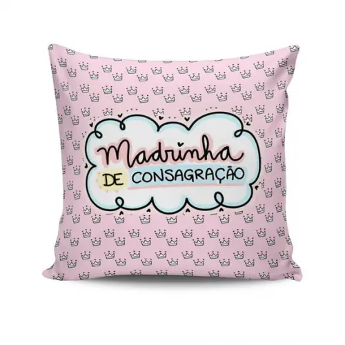 Convite Madrinha de Consagração Lembrancinhas Almofadinha