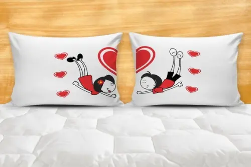 Fronha para travesseiro amor Casal namorados romântico