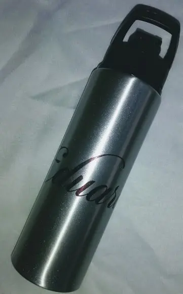 garrafinha Squeeze garrafa água personalizada com nome