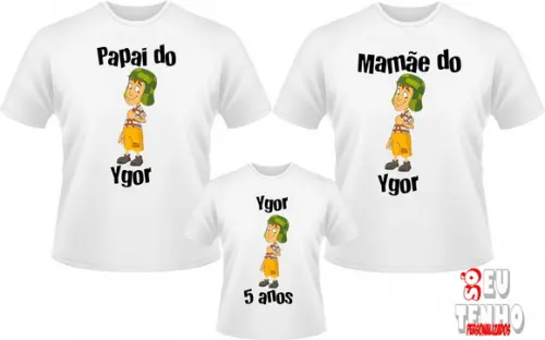 Kit Camiseta Festa de Aniverário