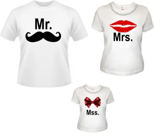Kit Camisetas Família