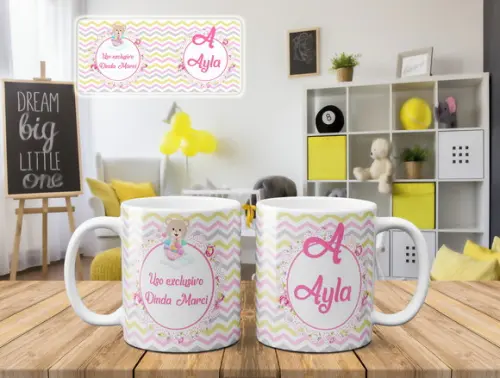 kit Canecas Batizado padrinhos batismo dindos 2 canecas