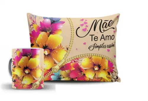 Mãe Te Amo Simples Assim Presente Mãe Dia das Mães Mamãe