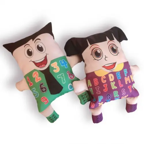 Naninha Educativa Senhora Alfabeto e Senhor Matemática Kit