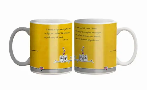 Par Canecas Namorados Ele e Ela Caneca Personalizada Amor 2