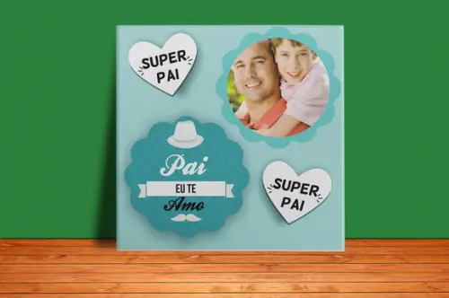 Porta Retrato Super Pai