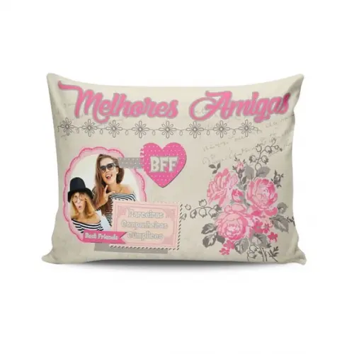 Presente amiga lembrança amizade almofada amigas