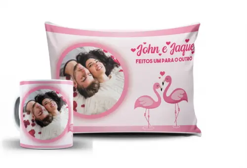 Presente Amor Namorados Personalizada com Foto do Casal