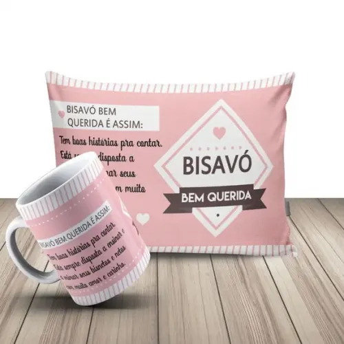 Presente Bisavó Lembrança para Bisavó Kit Presente Exclusivo