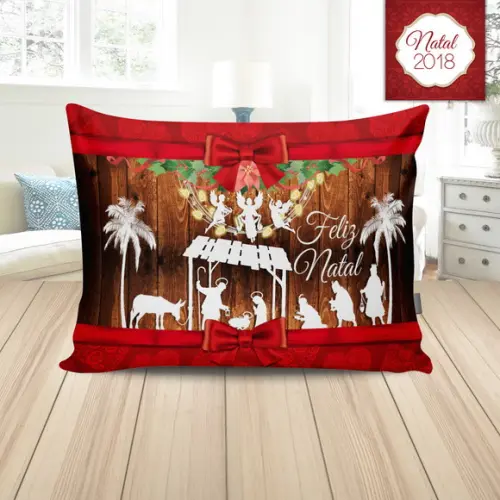 Presente de natal Almofada de natal lembrança natal