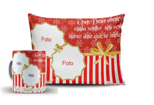 Presente de Natal Personalizado com Foto Kit Presente Natal