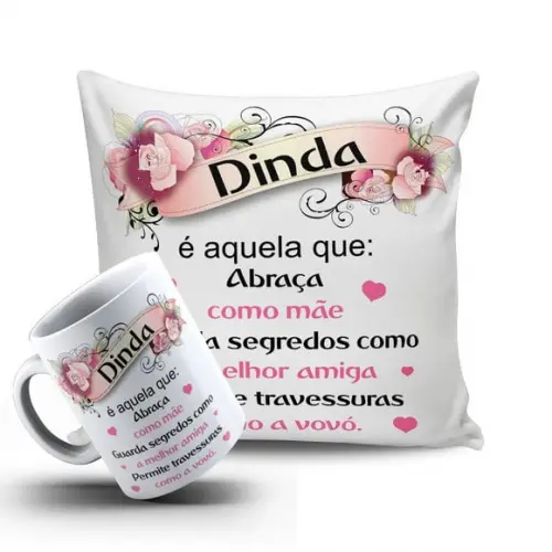 Presente Dinda Madrinha Lembrança Dinda