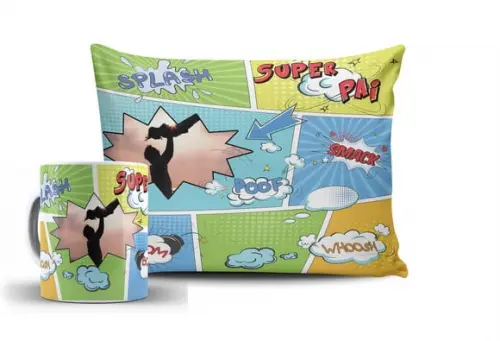 Presente pai dia dos pais super pai quadrinhos