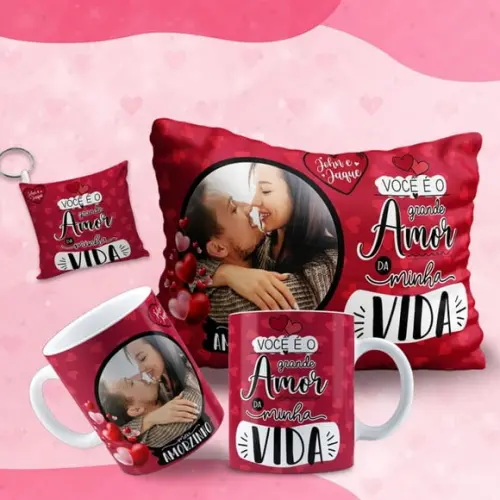 Presente personalizado você é o grande amor da minha vidakit