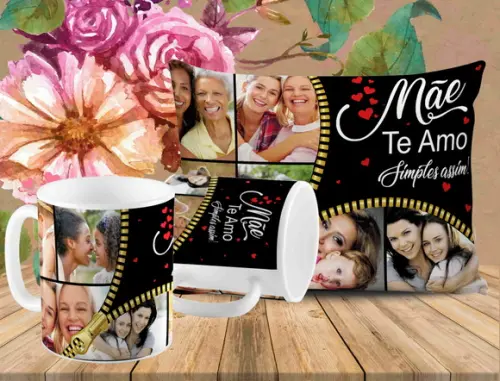 Presente Personalizado Mamãe Mãe Te Amo Dia das Mães