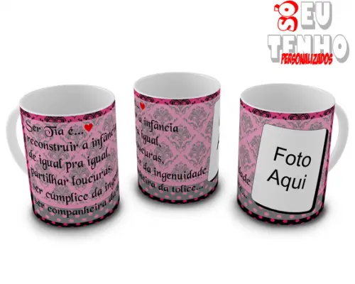 presente tia caneca tia lembrança para tia