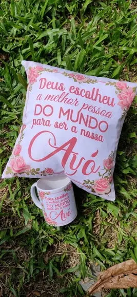 Presente Vovó lembrança vó é mãe com açúcar avó