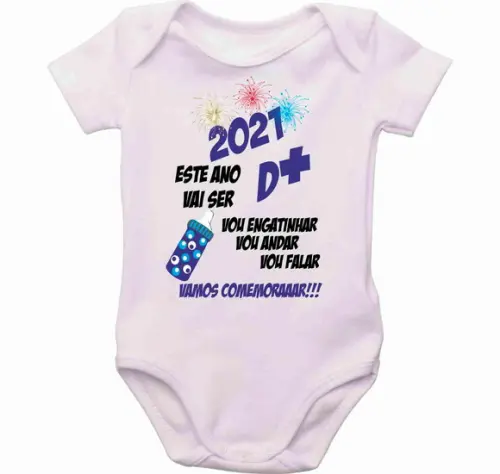 roupa ano novo 2021 Body ano novo Bebê reveillon 2021