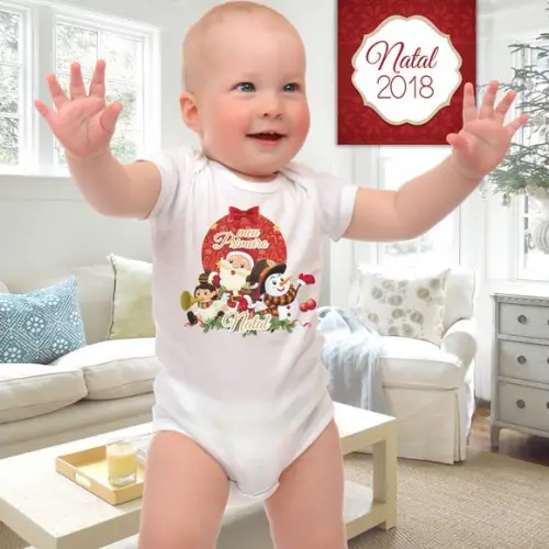 roupa natal roupinha natal Body natal bori Bebê