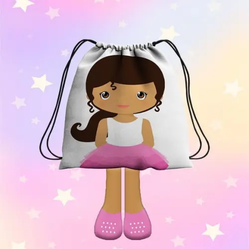 Sacochila Infantil com Perninhas Meninas