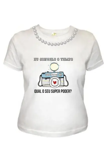 T shirt Fotografo Profissão Super Poder