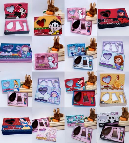 Arquivo de Corte 15 Mini Confeiteiro P�scoa Pdf/studio #3043